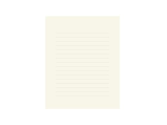 Midori MD Paper Letterpad - Lined- 50 Sheets