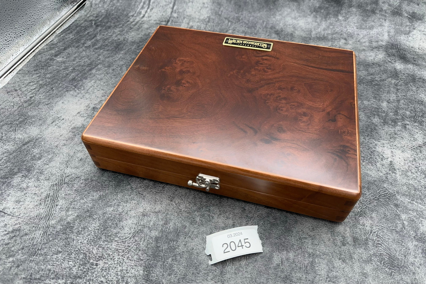 SECONDS The Writing Box - Burl Walnut Special Edition - 2045