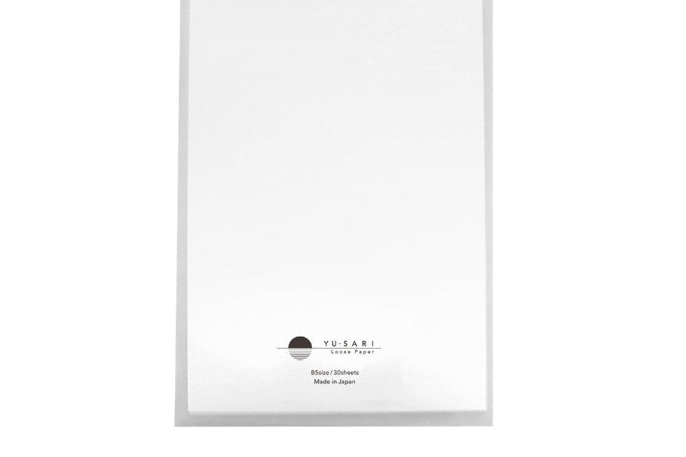 Yu-Sari Loose Paper - B5 - Blank - 30 Sheets
