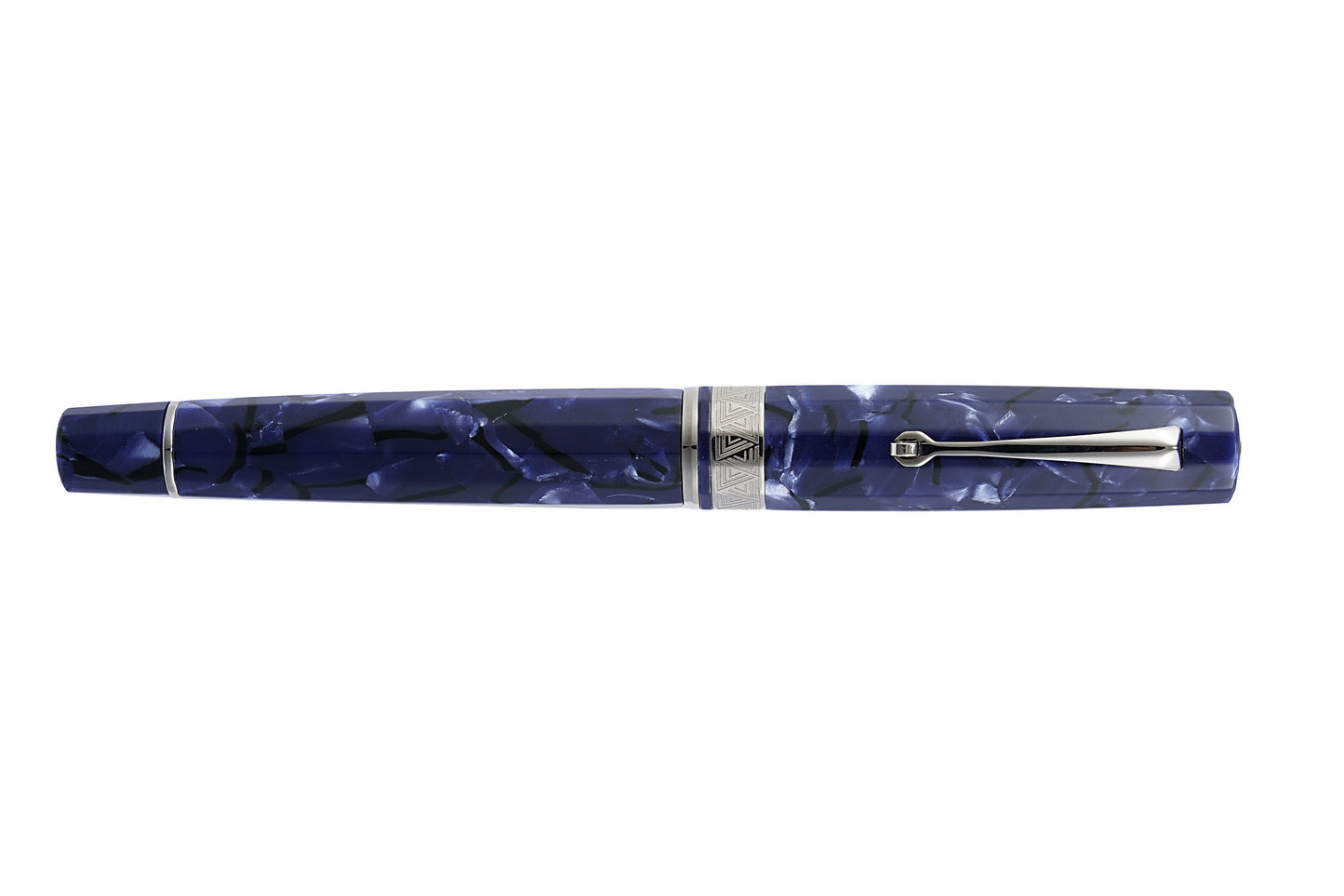 OMAS Paragon Fountain Pen in Blue Royale with Silver Trim