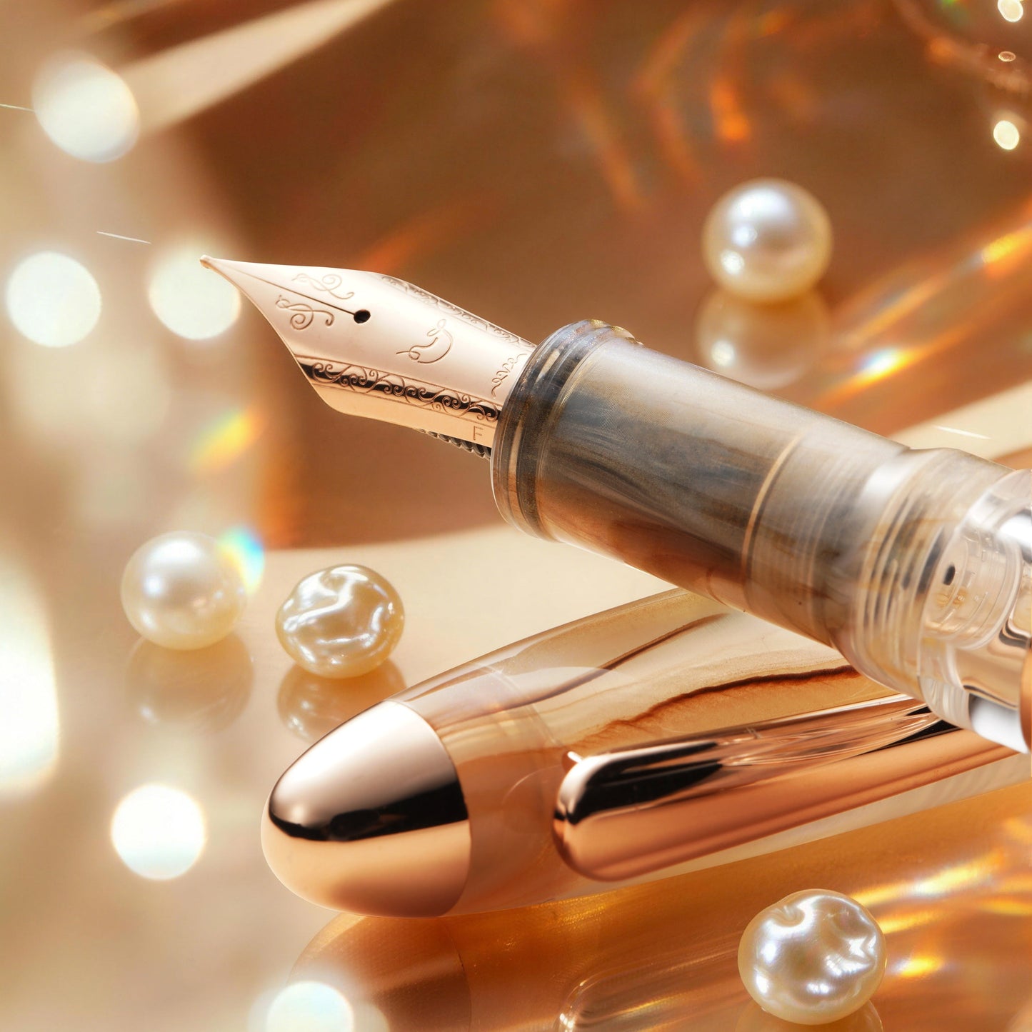 Nahvalur Horizon Pearl Fountain Pen