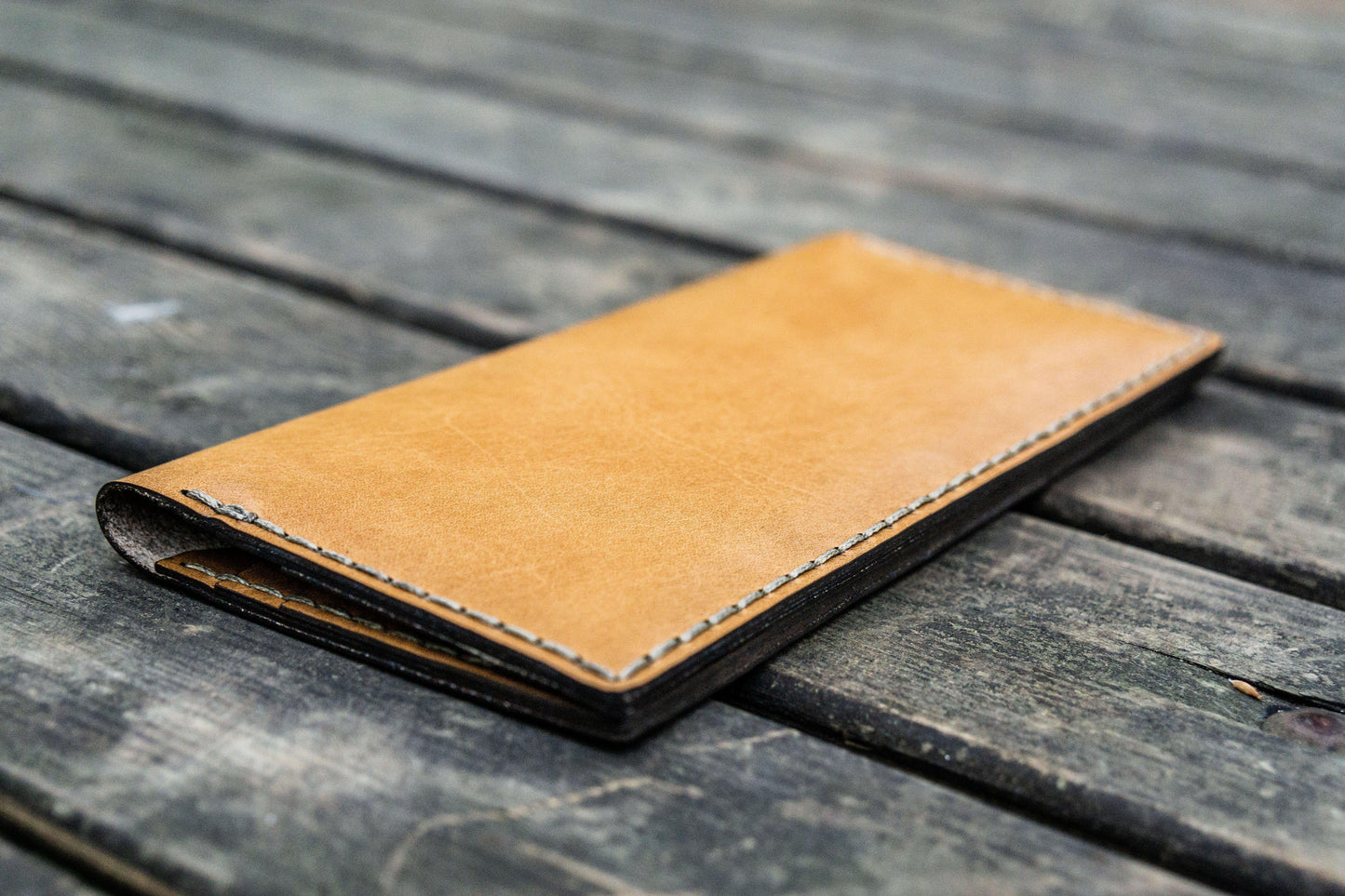 No.49 Handmade Leather Women Wallet - Undyed Leather