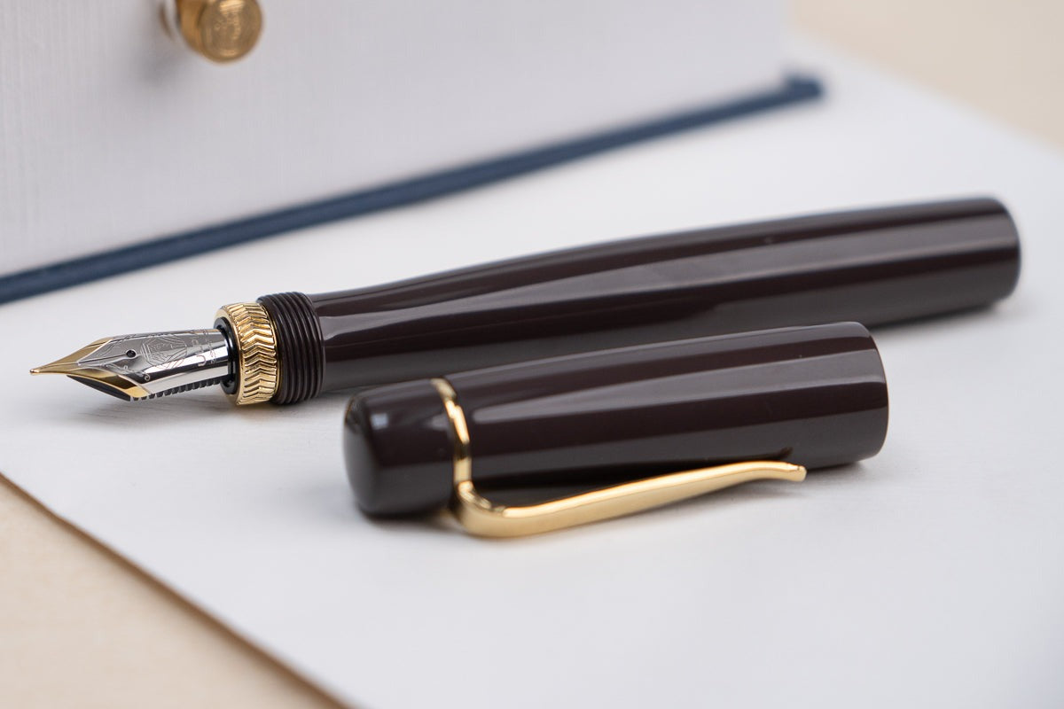 Ulpia 117 Ebonite Fountain Pen - Cafe