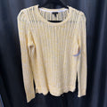 Talbots See Thru Waffle Knit SWEATERS S