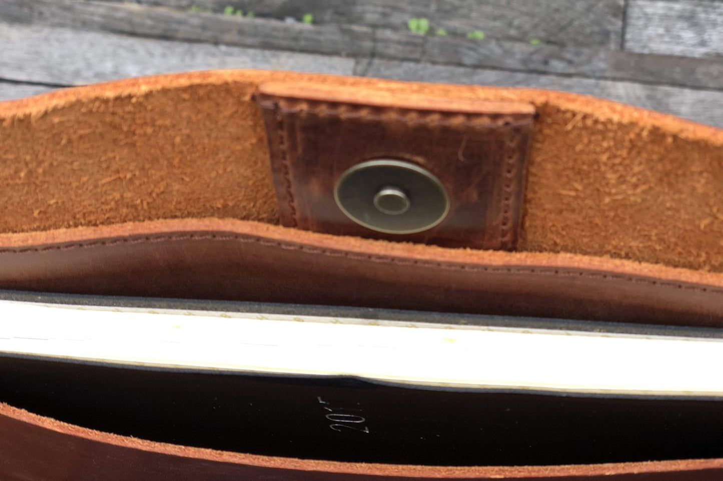 Leather Tote Bag - Crazy Horse Tan