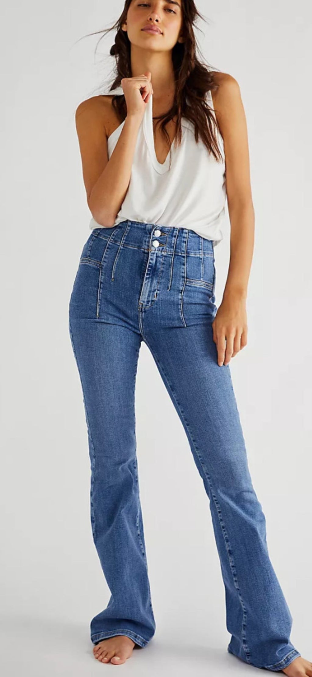 Free People Jayde Flare HR Jeans (30x31)