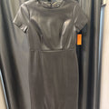 Ann Taylor SS Faux Leather DRESSES 6p