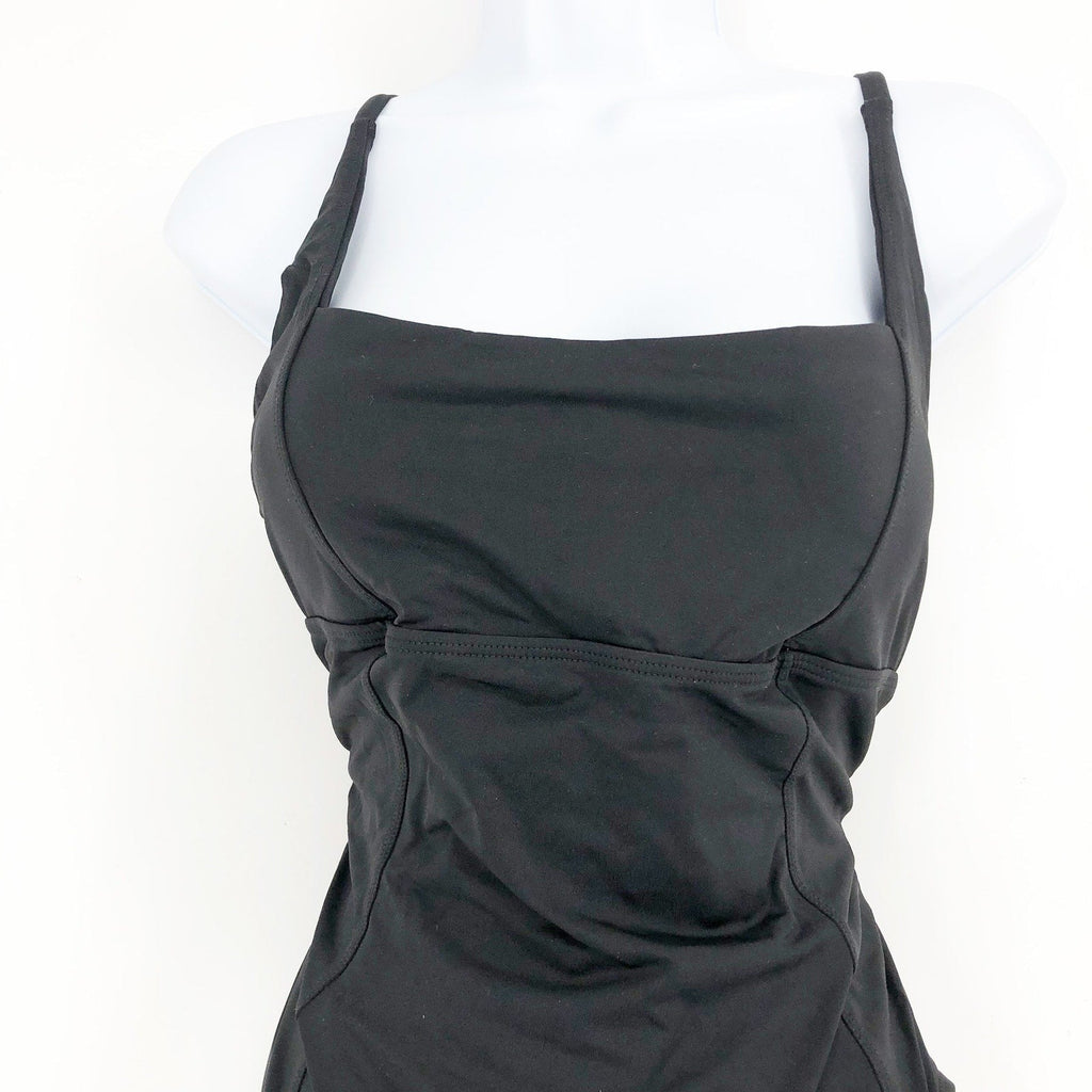 ANDIE SWIM Women's Havana One Piece Swimsuit XL US 16 Black Square Neck NWT