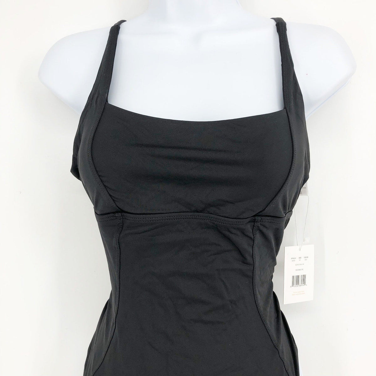 ANDIE SWIM Women's The Havana One Piece Swimsuit Medium Black Square Neck