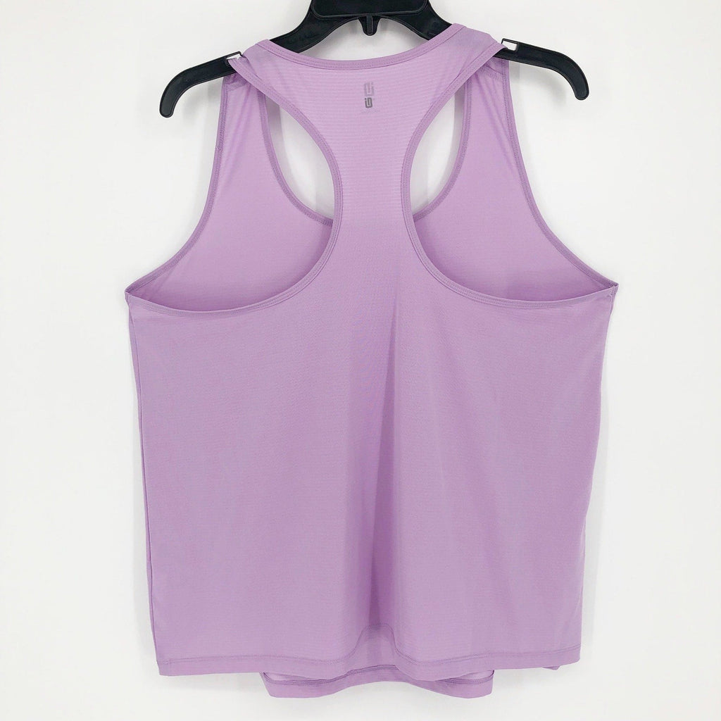 IDEOLOGY Womens Workout Tank Top 2X Crocus Petal Purple Racerback Scoop Neck NWT