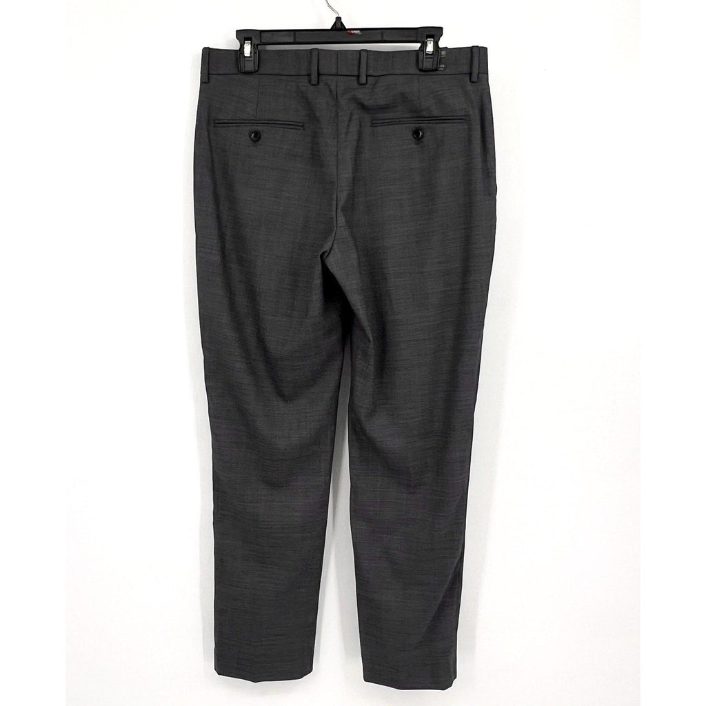 J.CREW Men's Bowery Slim-fit Pants 32x30 Charcoal Gray Wool Blend J6061 NWT
