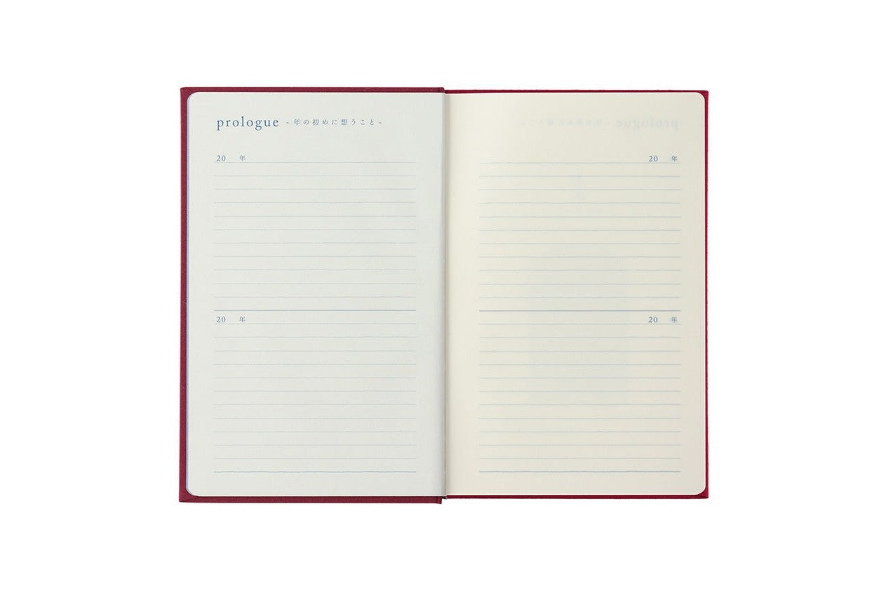 Midori 10 Year Diary Red