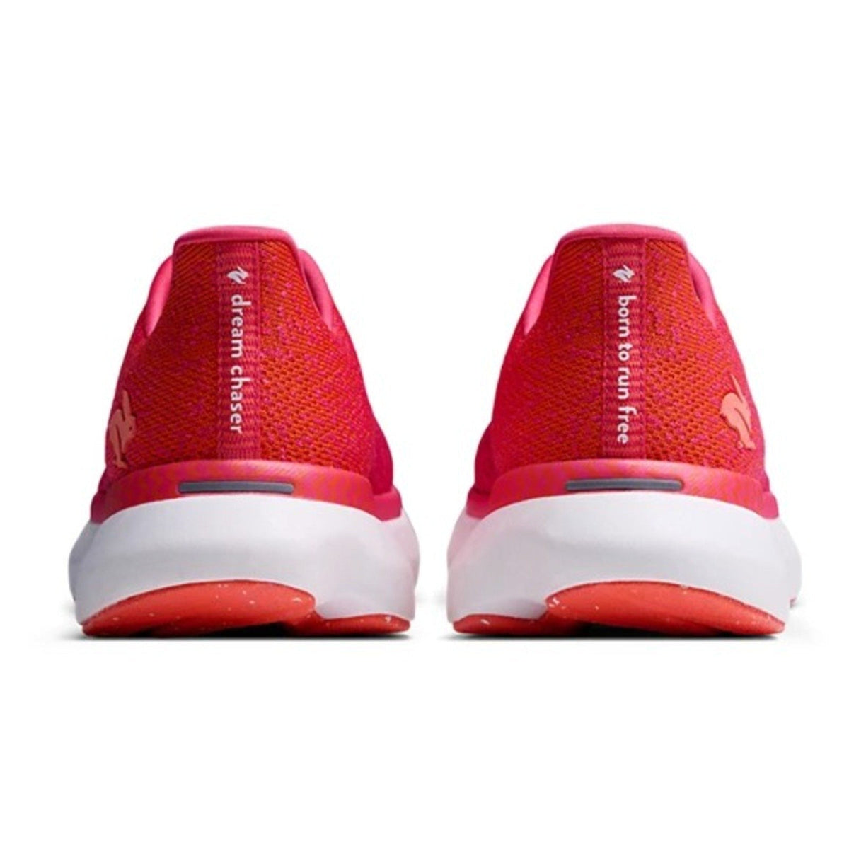 Rabbit Womens Dream Chaser Running Shoes Size 8.5 Pink Red Athletic Sneakers NIB