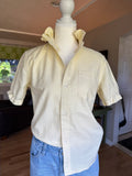 Brand New Gap - Yellow Chambray - Short Gathered Sleeve - Size XS
