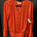 Philosophy V-Neck Rouched Sleeve TOPS Medium