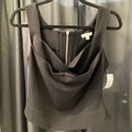 Miaou Cowl Layered Tank TOPS M