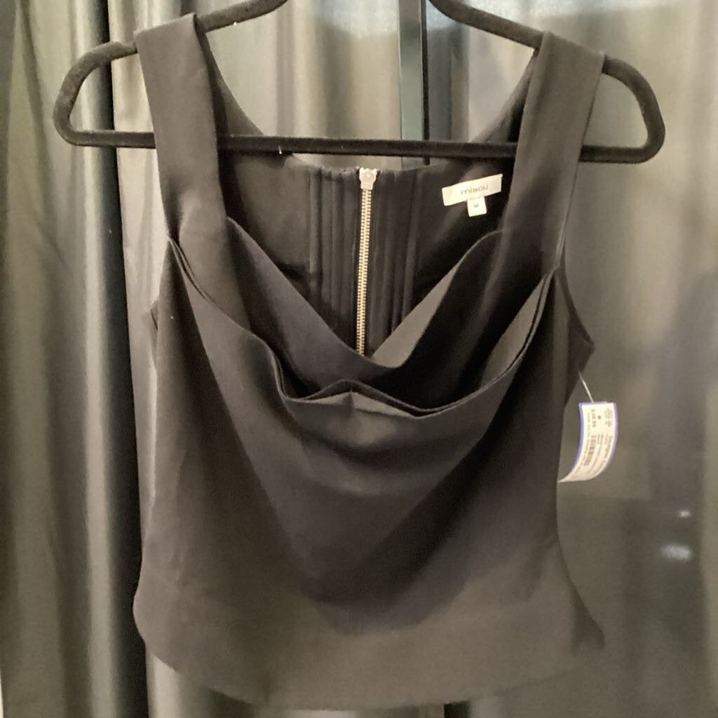 Miaou Cowl Layered Tank TOPS M