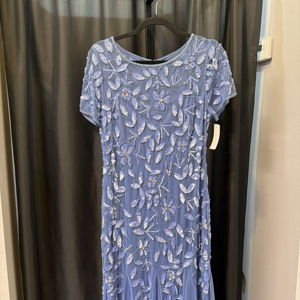 Adrianna Papell Mesh Beaded SS EVENING 12