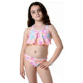 HOBIE Girls Bikini Top & Bottom Set Size 12 Pink Honolulu Honey NWT