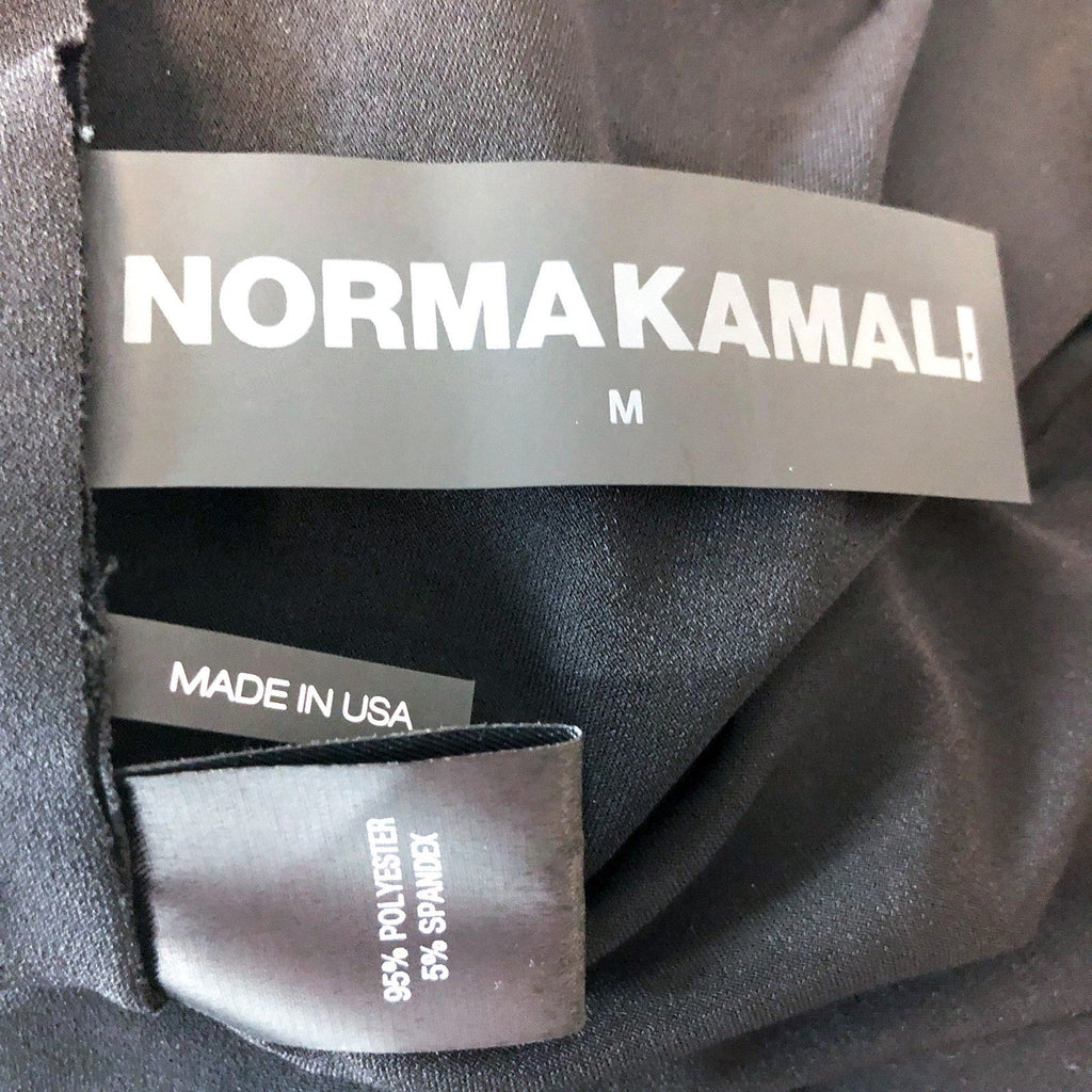 NORMA KAMALI Women's Sleeveless Wide-leg Jumpsuit Medium Black Crewneck NWT
