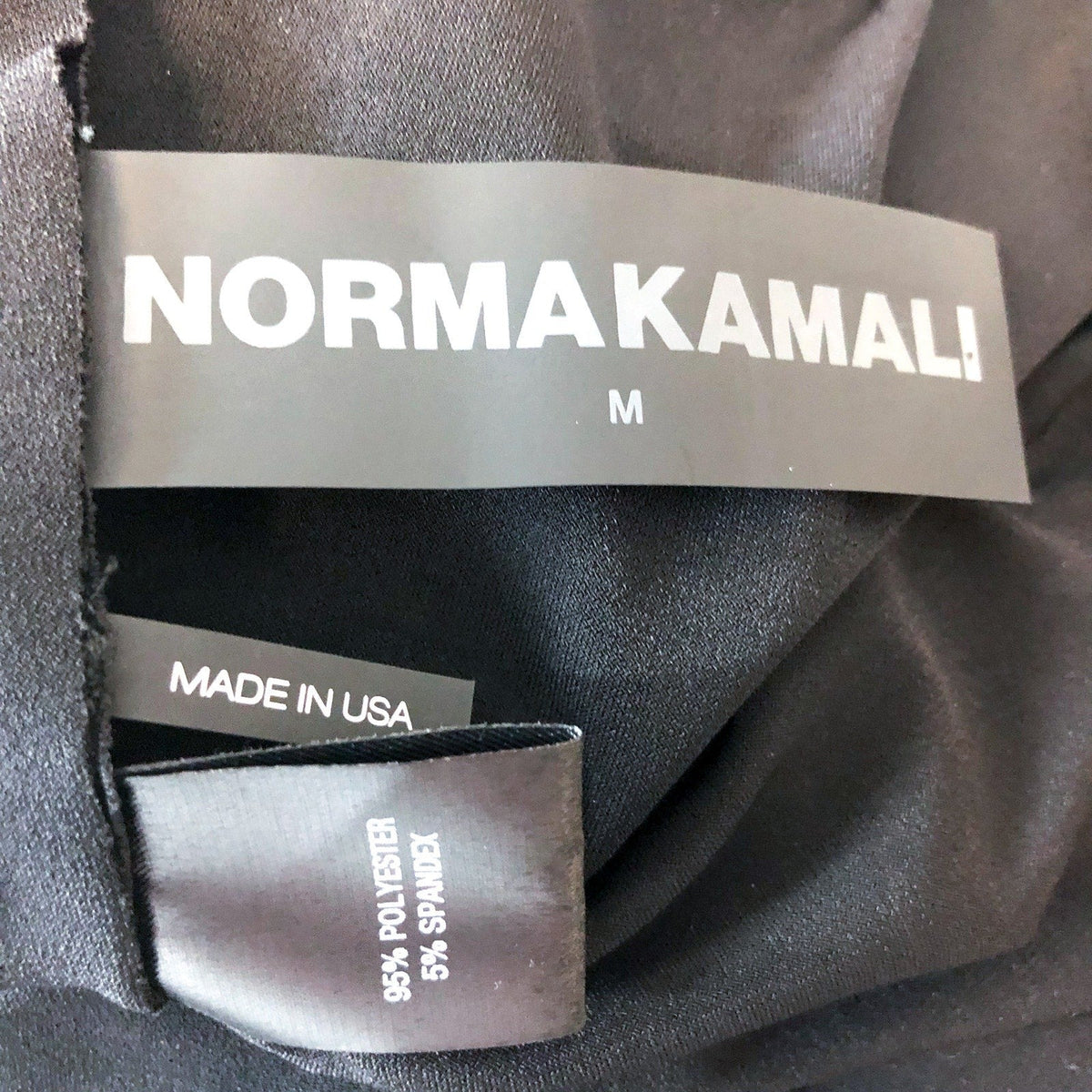 NORMA KAMALI Women's Sleeveless Wide-leg Jumpsuit Medium Black Crewneck NWT