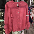 Hale Bob NWT Linen LS TOPS M