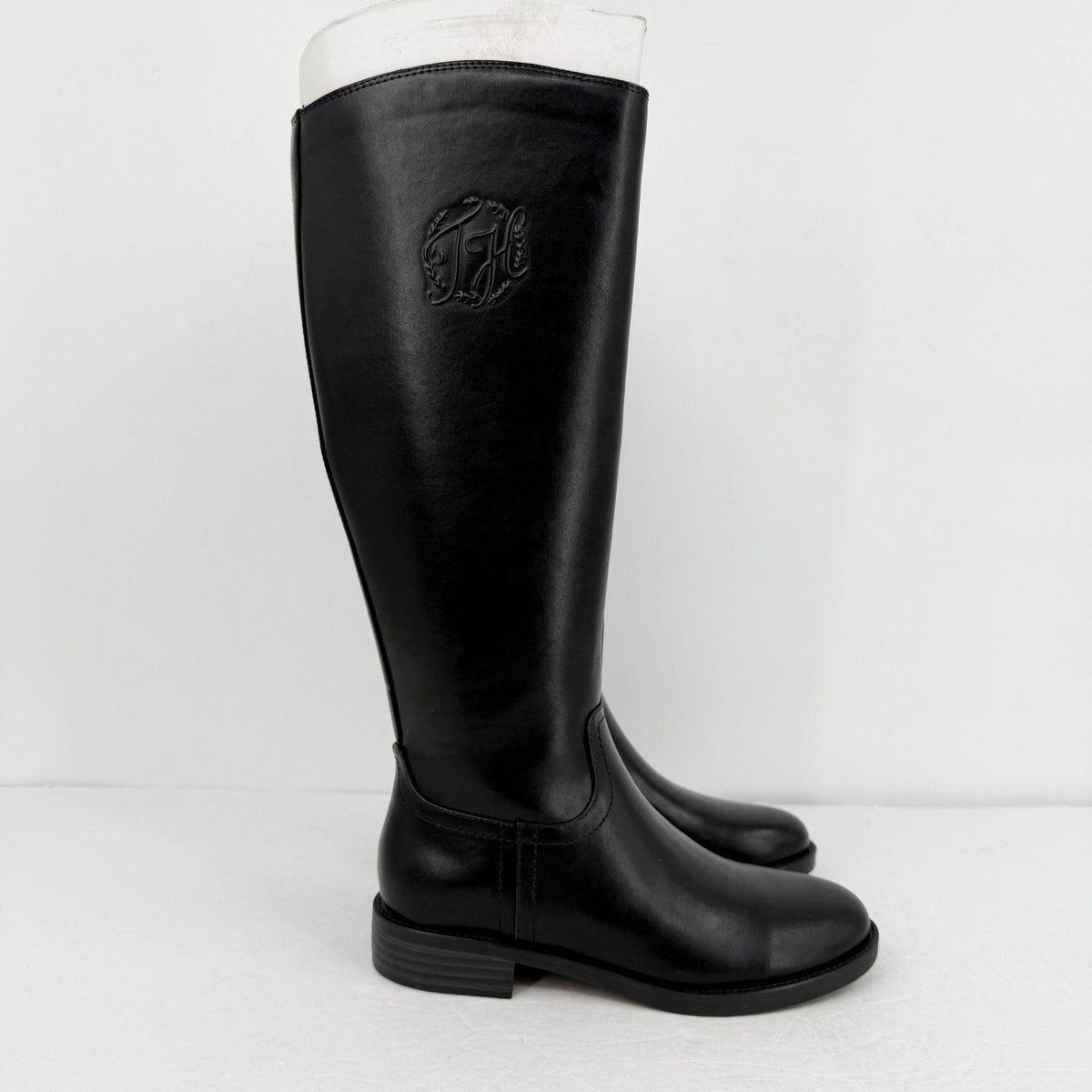 Tommy Hilfiger Womens Rydings Knee High Boots US 6 M EU 36 Black NWOB