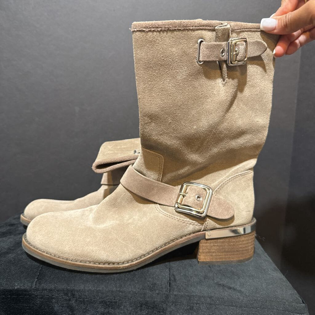 Vince Camuto NEW Suede Buckles BOOTS 10