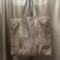 Prada Denim Tote Leather HANDBAGS L