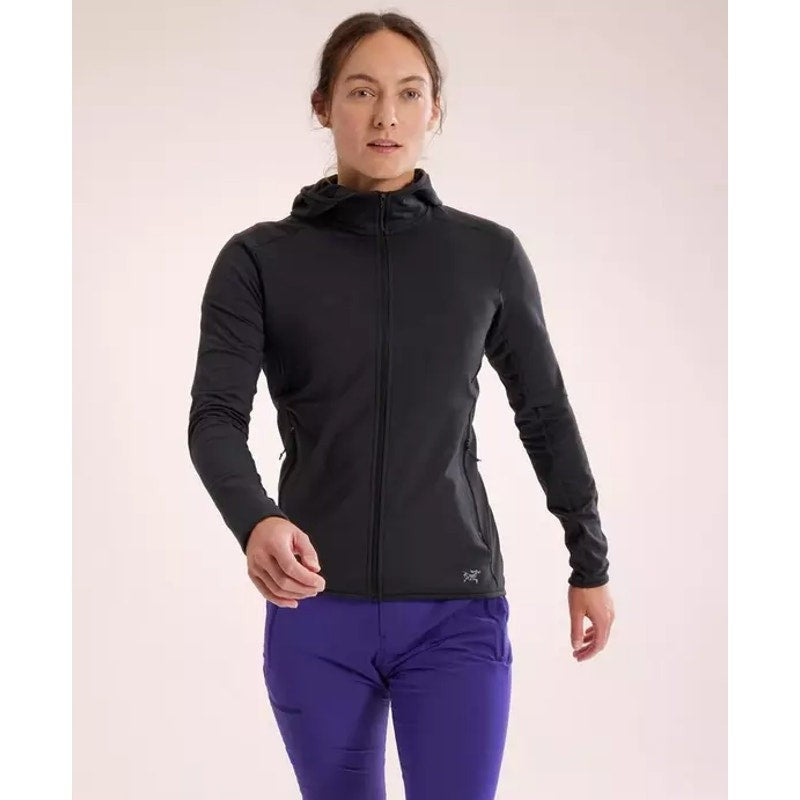 ARC'TERYX Women's Kyanite Lightweight Hoody Jacket Medium Black Full Zip NWOT