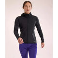 ARC'TERYX Women's Kyanite Lightweight Hoody Jacket Medium Black Full Zip NWOT