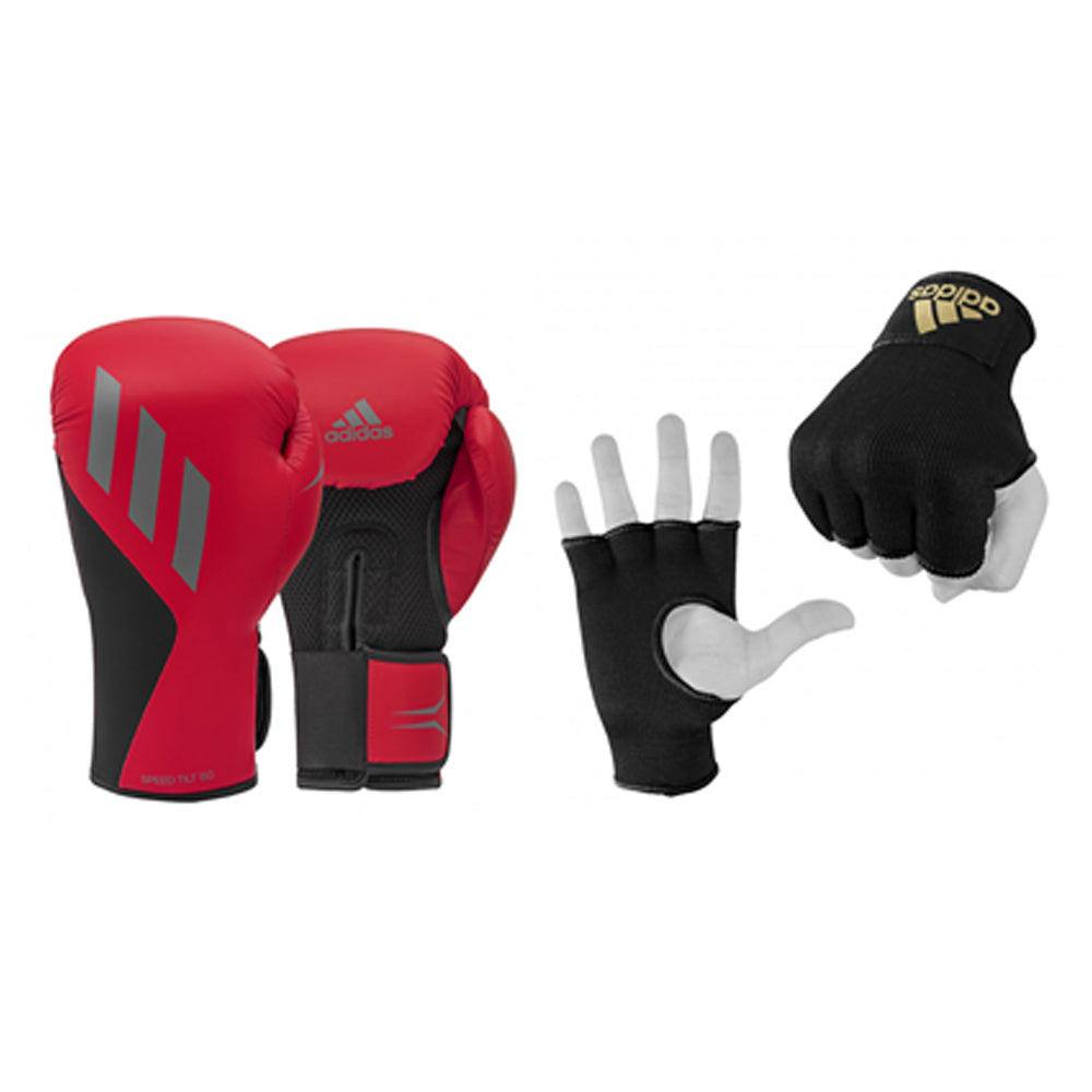 adidas Speed Tilt 150 with Inner Boxing Gloves - Bundle Deal
