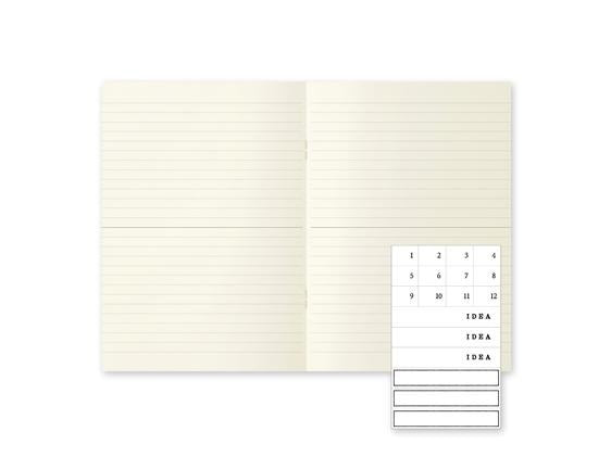 Midori MD Notebook Light A5 Lined 3-Pack