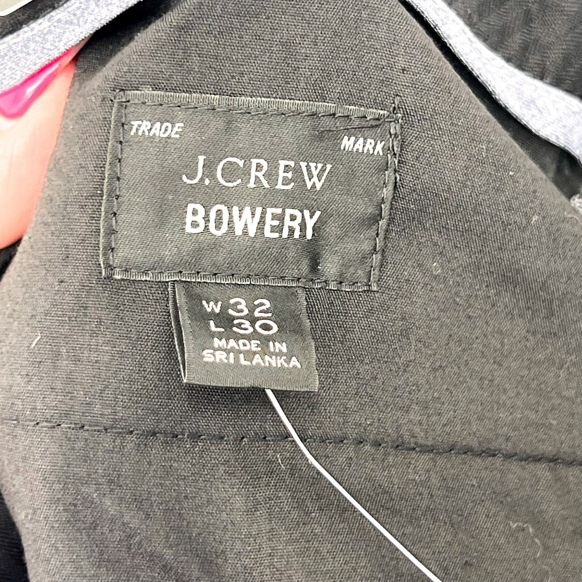J.CREW Men's Bowery Slim-fit Pants 32x30 Charcoal Gray Wool Blend J6061 NWT