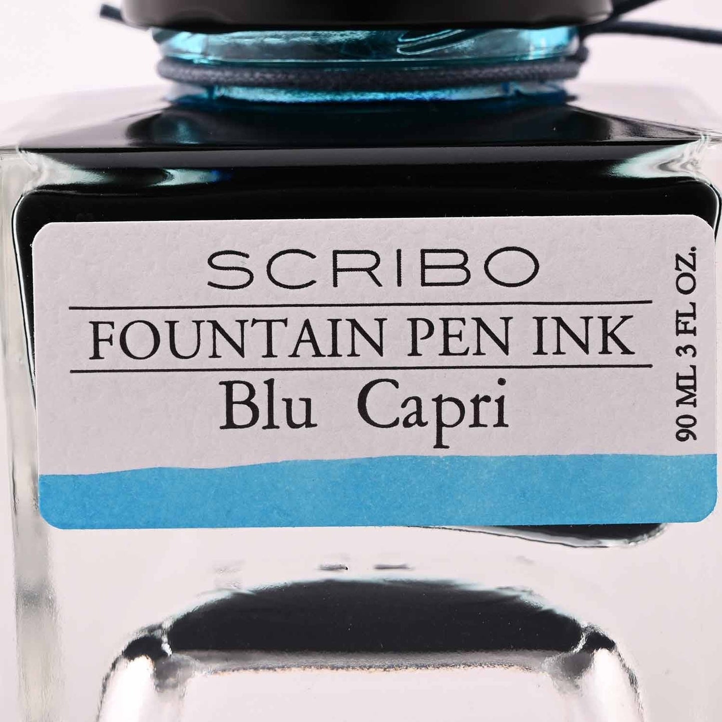 Scribo Blu Capri Ink Bottle- Turquoise - 90ml