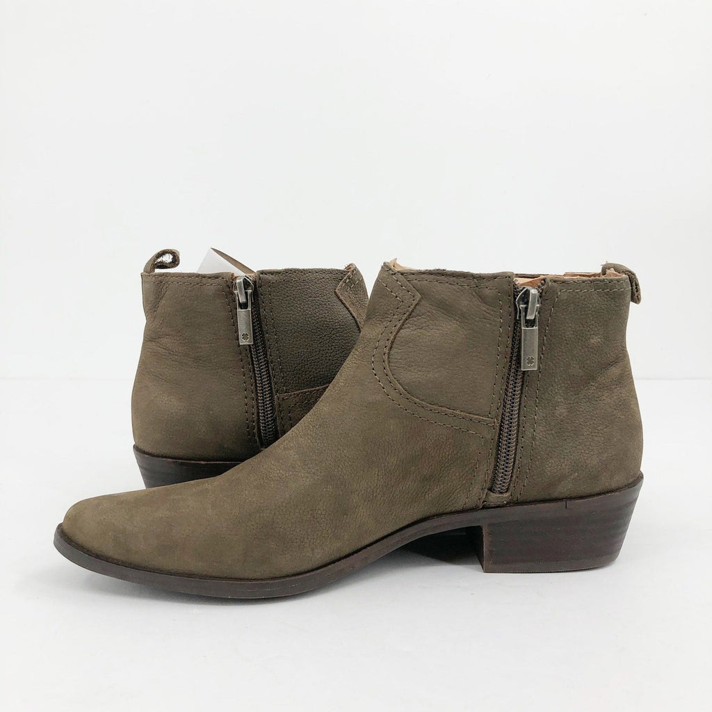 LUCKY BRAND Womens Hikalli Ankle Bootie Size 6 Brown Green Boot Leather NWOB