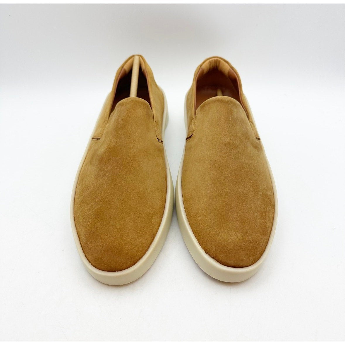 Wolf & Shepherd Cruise Slip On Shoes Men 7.5 Women 9 Brown Sandstorm Vanilla NIB