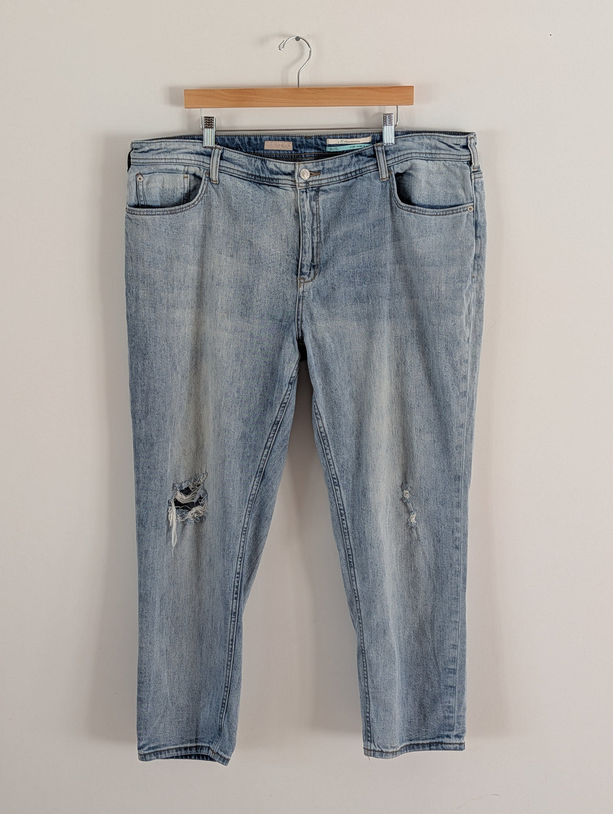 Anthropologie Pilcro Distressed Light Wash Jeans - 20W