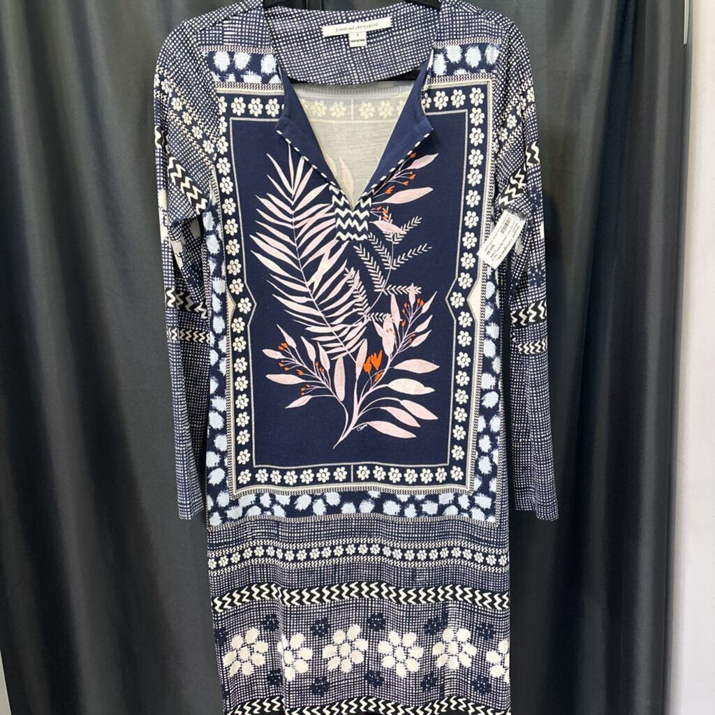 DVF Knit Print V-Neck DRESSES 6