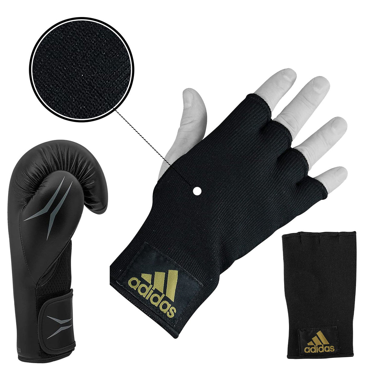 adidas Speed Tilt 150 with Inner Boxing Gloves - Bundle Deal