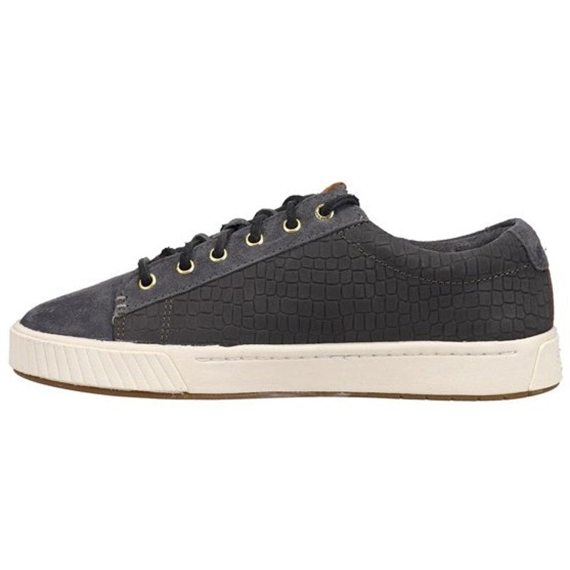 SPERRY Womens Anchor Plushwave Sneakers Size 11 Black Croc Embossed Suede NWOB