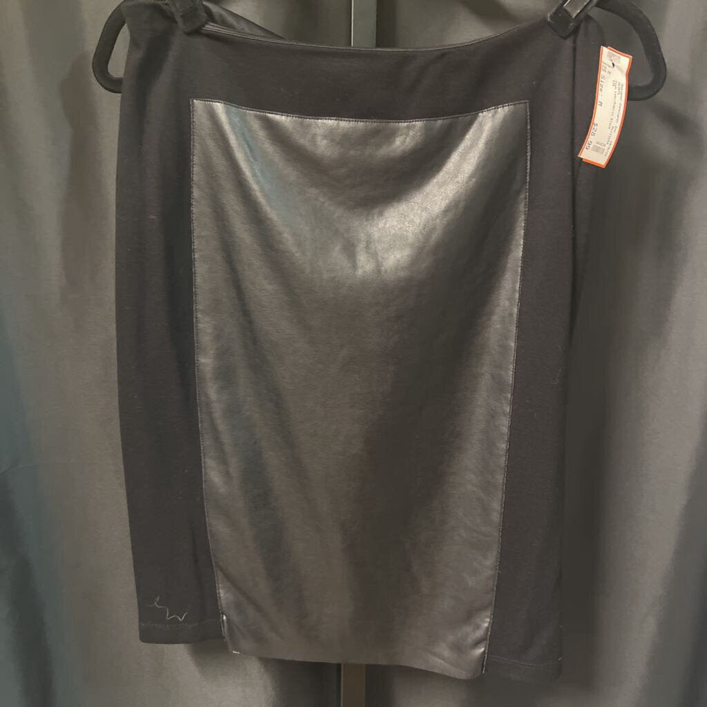 Bailey44 Faux Lthr/Fabric SKIRTS M