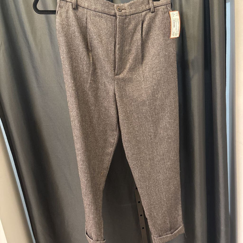 Zara Wool/Tweed Jogger PANTS Medium
