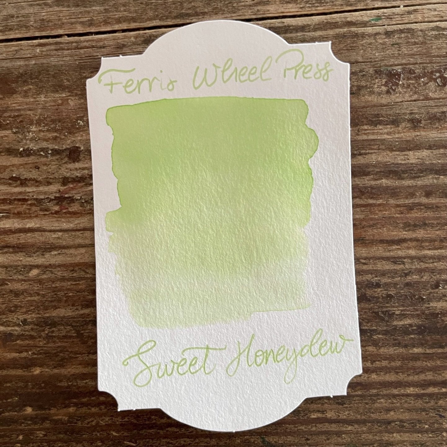 Ferris Wheel Press Sweet Honeydew Ink