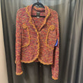 James Coviello Cardigan Braided SWEATERS L