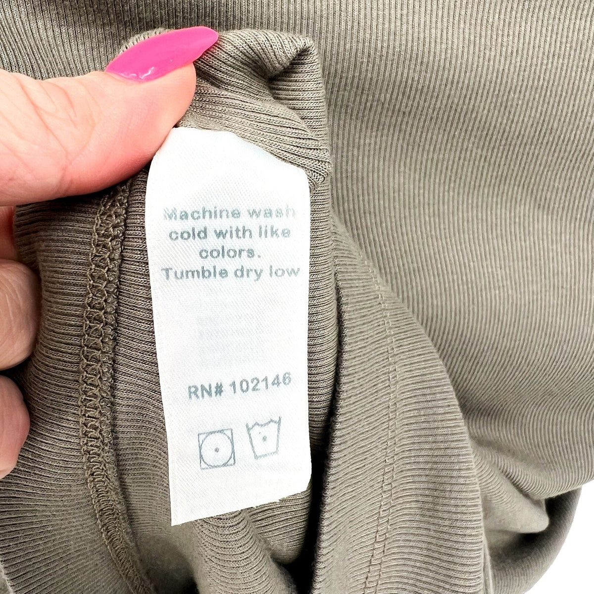 MICHAEL STARS Womens Ricci Tee Dress Small Olive Green Short Sleeve NWT