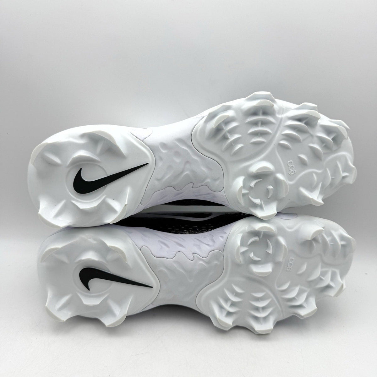 Nike MENS 11.5 Alpha Huarache Elite 4 Low MCS Baseball Cleats White FD6255 NWOB