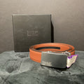 Badgley Mischka Leather Silver Buckle MENS BELTS ALL Size
