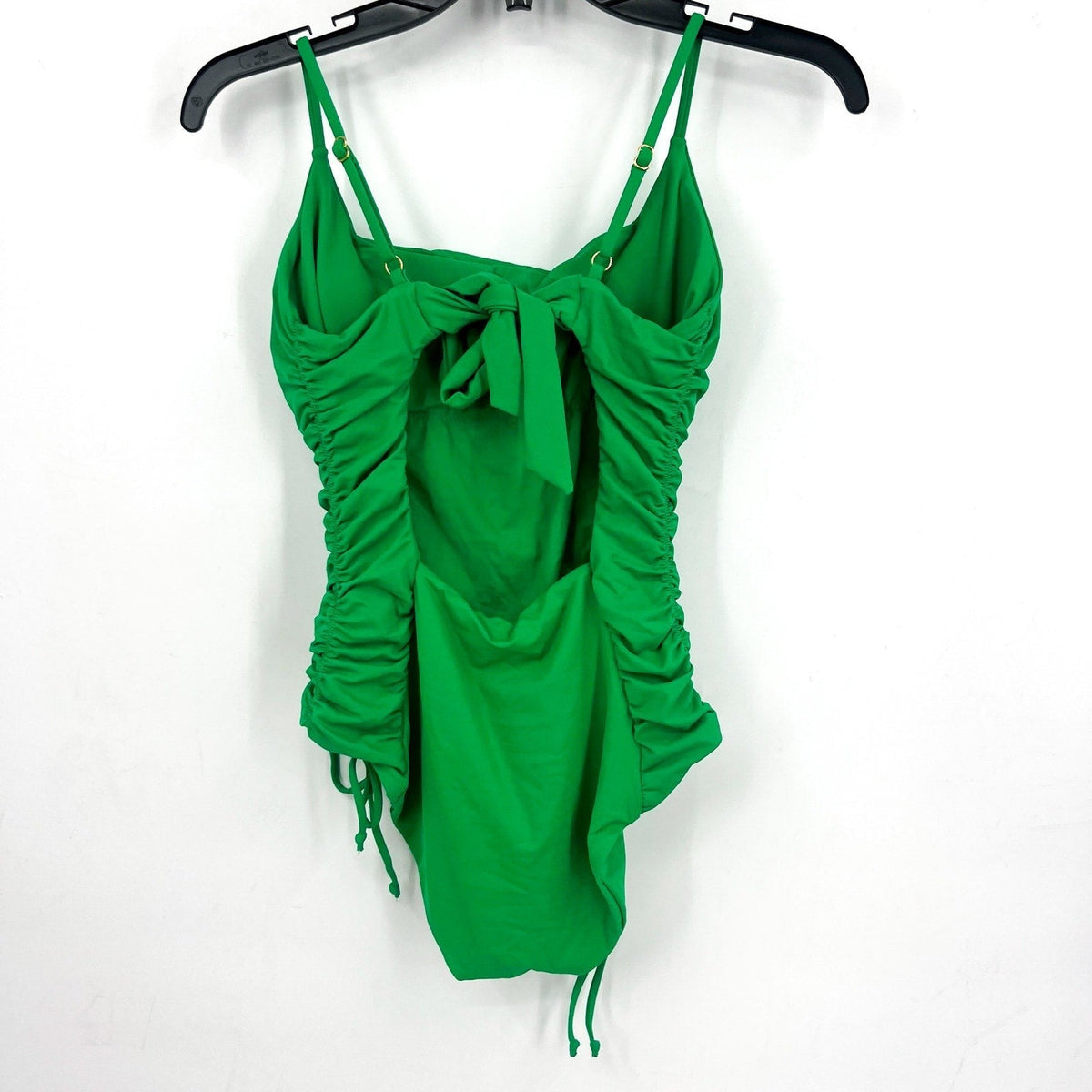 BECCA Color Code Paula One Piece Swimsuit Small Emerald Green Square Neck NWT