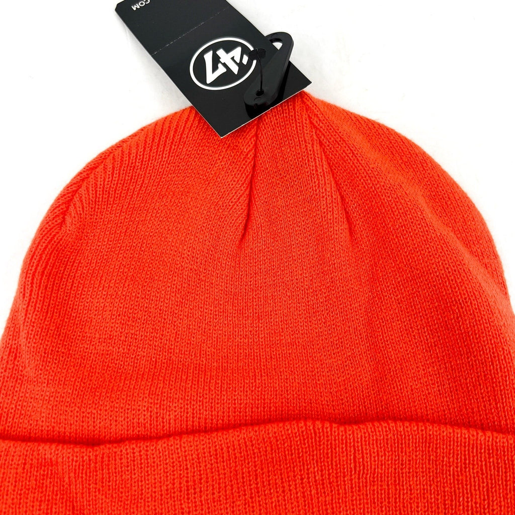 47 BRAND Mens Clemson Tigers Harbor Cuffed Knit Hat One Size Orange NWT